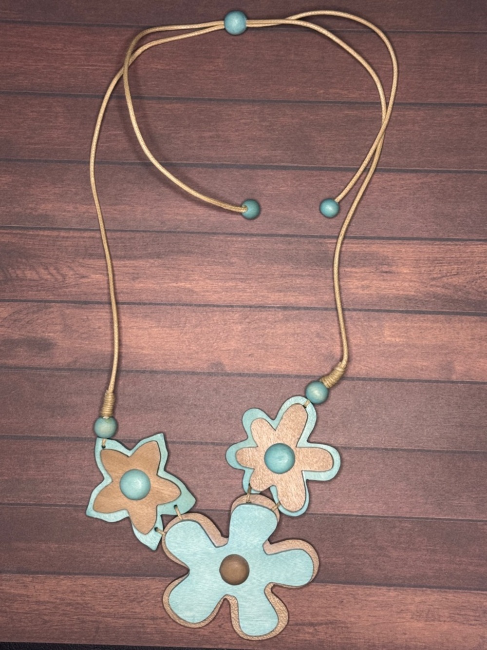 Turquoise Flower Statement Necklace